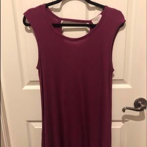 Everly Maroon Dress